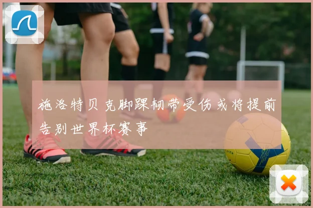 施洛特贝克脚踝韧带受伤或将提前告别世界杯赛事